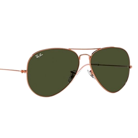 RayBan (Store Display) Aviator Green Lenses RB3025 - Picture 12 of 12